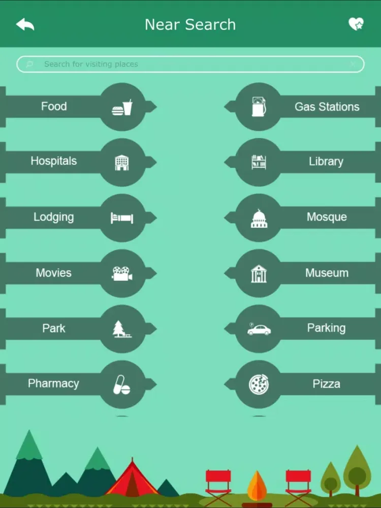 New Hampshire Camping Guide iPad  Screenshots