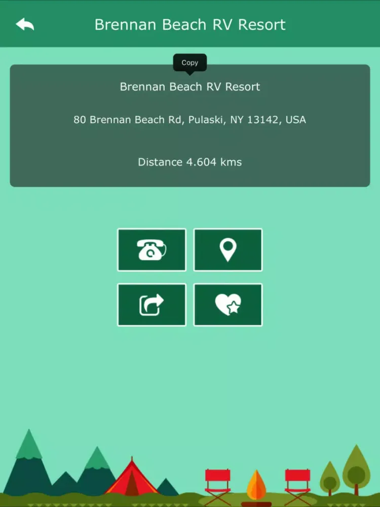 Скриншоты New York Camping Locations iPad 