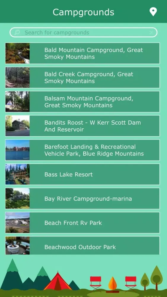 North Carolina Camping Guide スクリーンショット