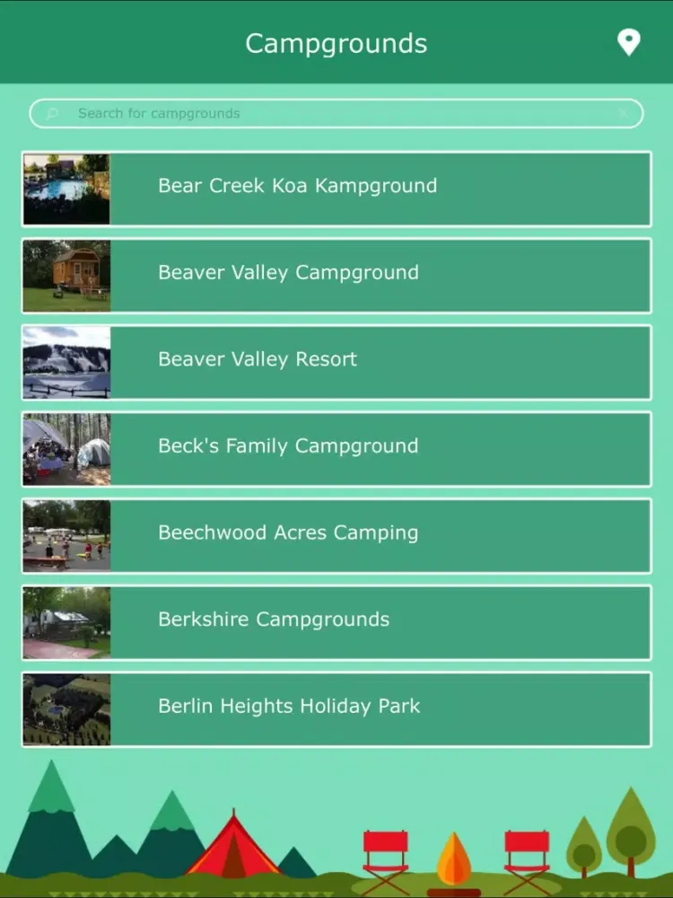 Camping in Ohio iPad  Ekran Görüntüleri