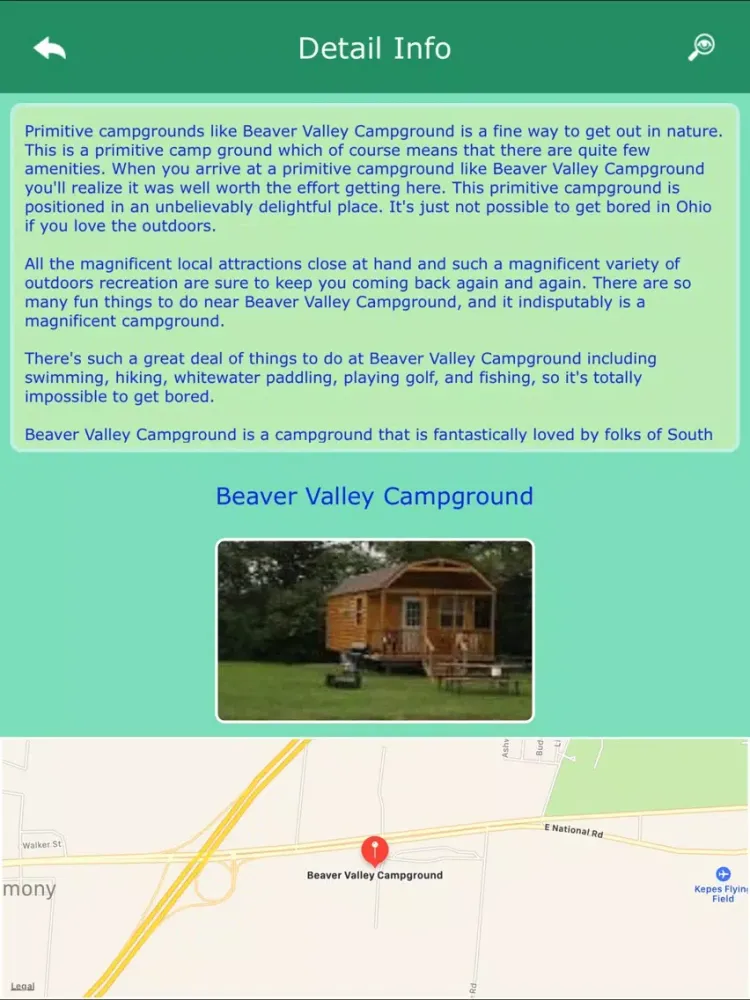 Camping in Ohio iPad  Ekran Görüntüleri