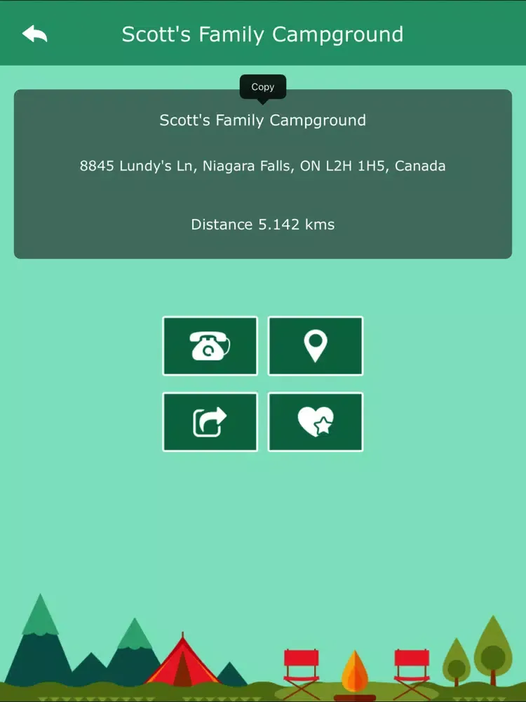 Captures d'écran de Ontario RV Campgrounds iPad 