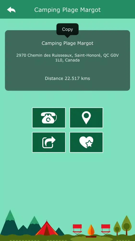 Скриншоты Quebec Campgrounds Guide