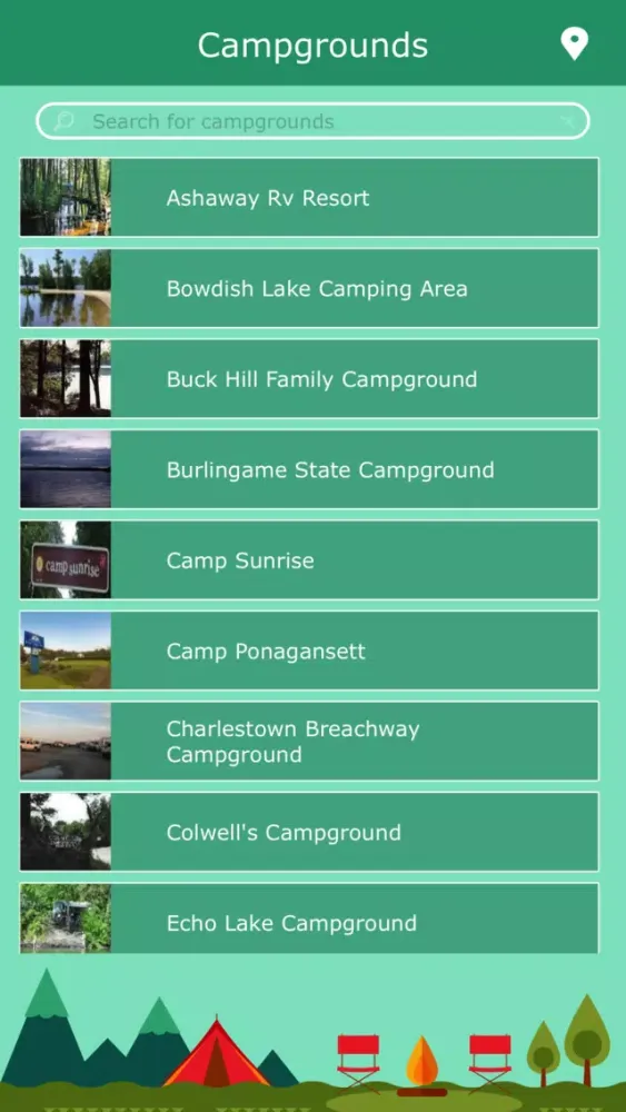 Camping in Rhode Island Ekran Görüntüleri