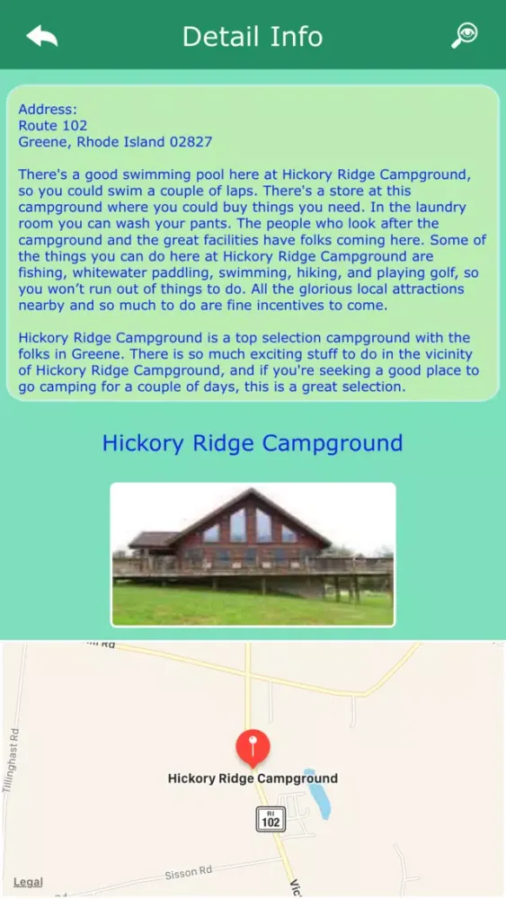 Camping in Rhode Island Ekran Görüntüleri
