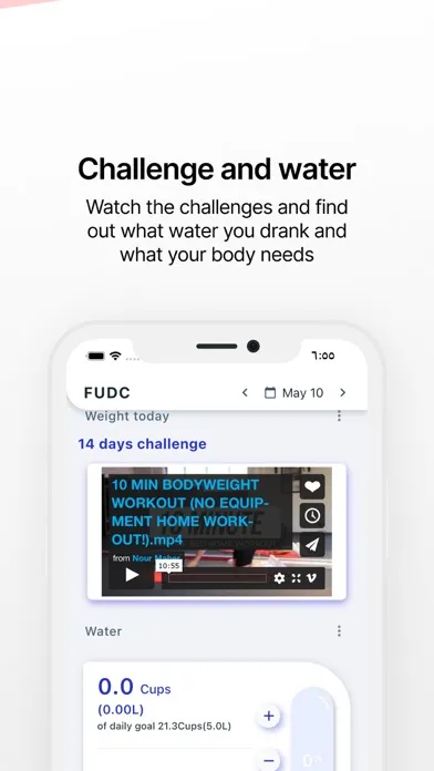 FUDC - متابعة رجيم و سعرات应用截图