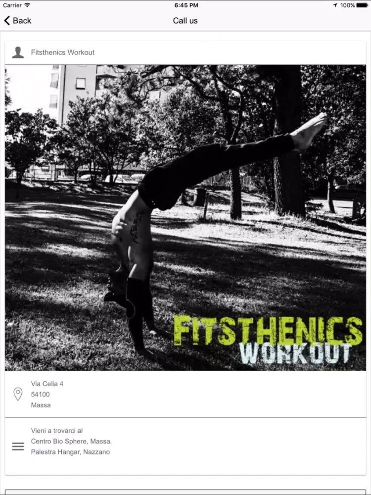 Fitsthenics workout iPad স্ক্রিনশট