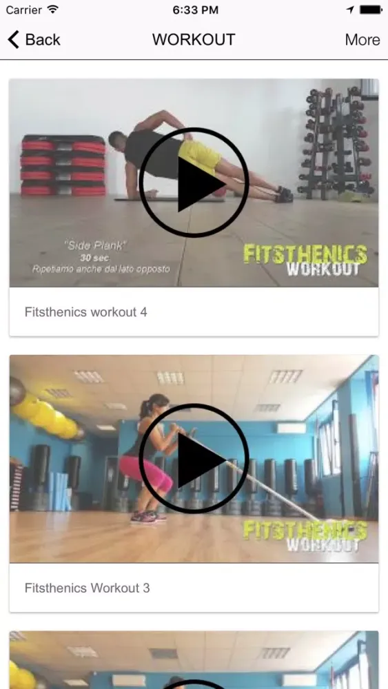 Fitsthenics workout স্ক্রিনশট