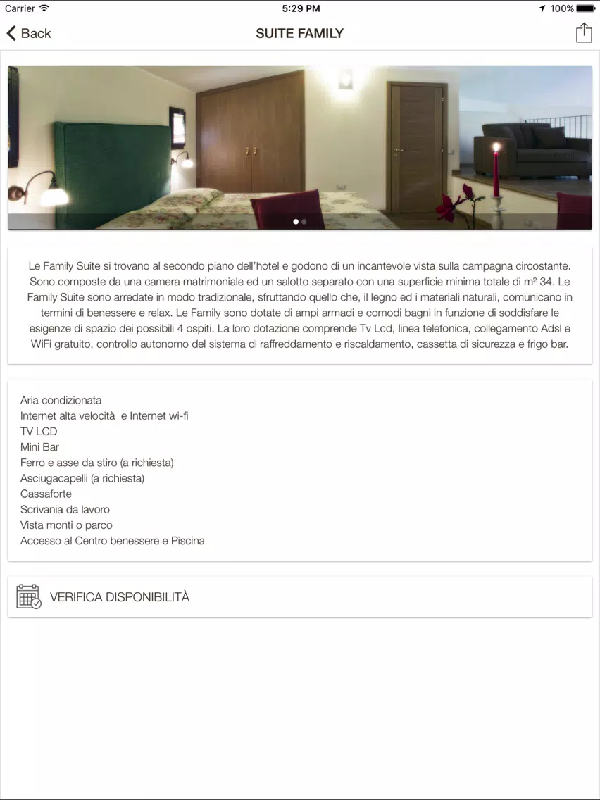 Cà del Moro Hotel&Resort iPad 应用截图