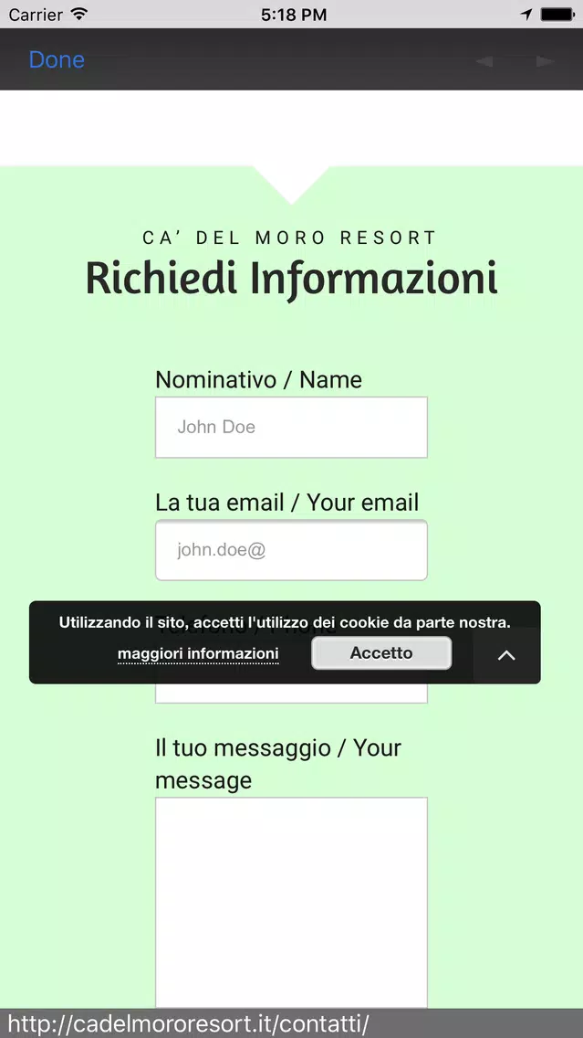 Cà del Moro Hotel&Resort应用截图