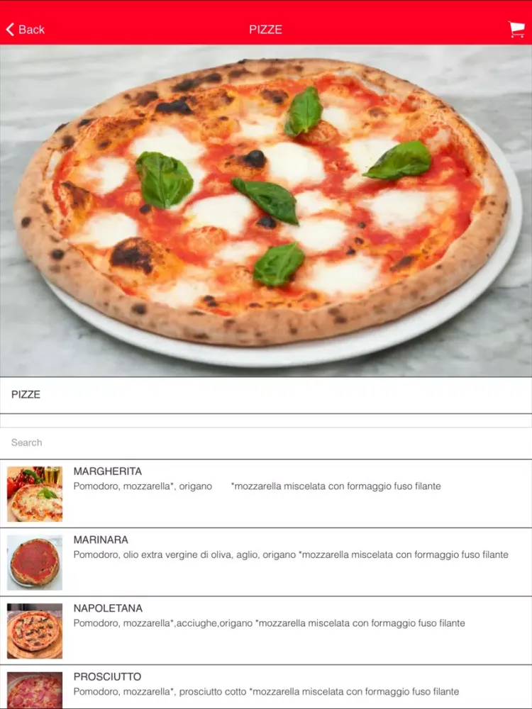 Capturas de tela do Pizza Away Aulla iPad 