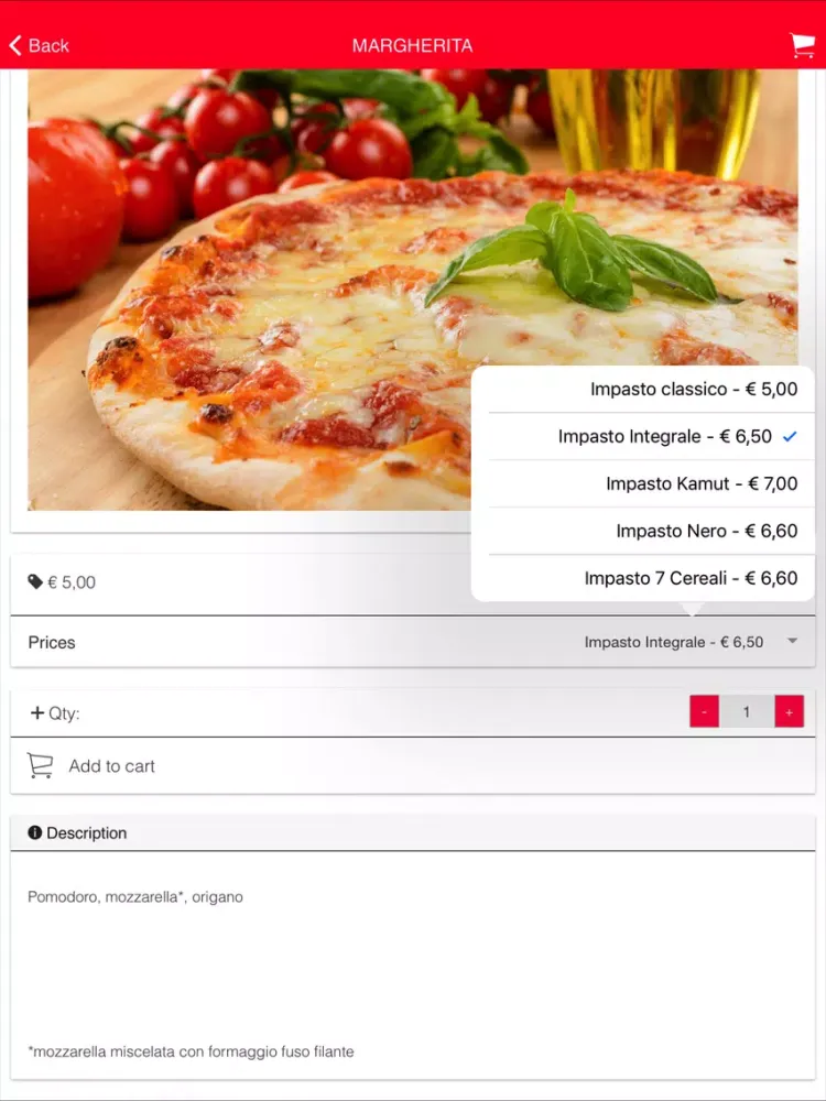 Capturas de tela do Pizza Away Aulla iPad 
