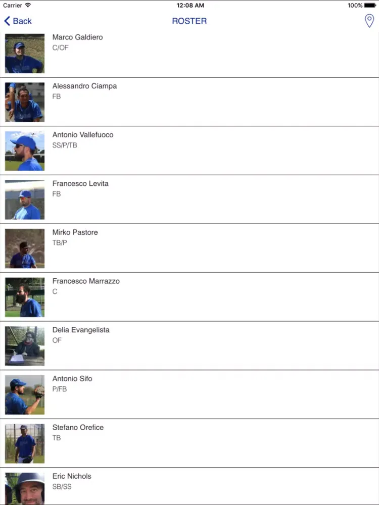 صور Napoli Baseball iPad 
