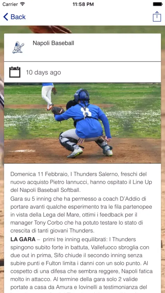 صور Napoli Baseball