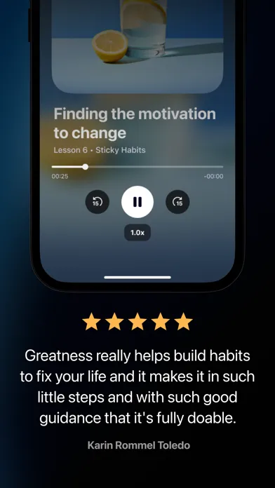 Greatness: Daily Habit Tracker スクリーンショット