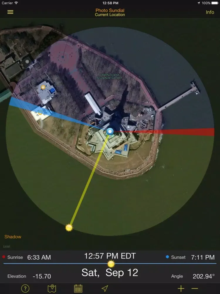 Zrzuty ekranu GO Mobile Photo Sundial iPad 