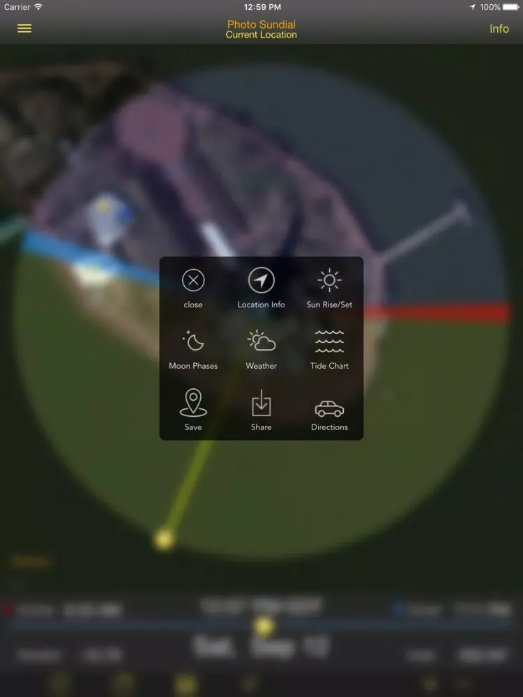 Zrzuty ekranu GO Mobile Photo Sundial iPad 