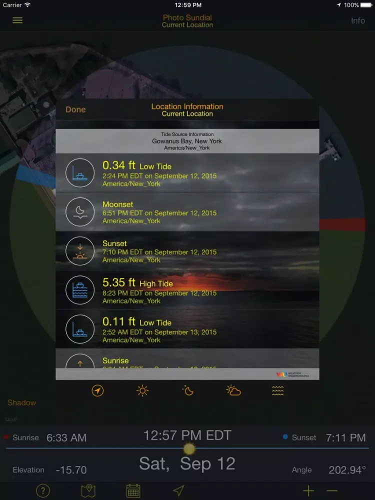 Zrzuty ekranu GO Mobile Photo Sundial iPad 