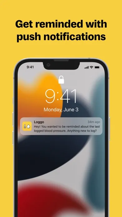 Loggo: Medicine & Fever app Screenshots
