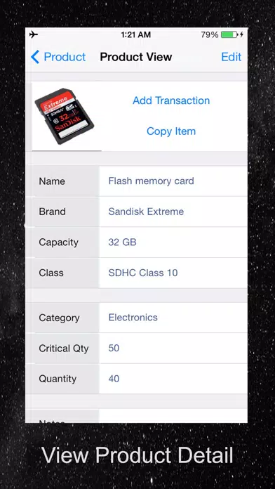 Tangkapan layar Easy Inventory for Business