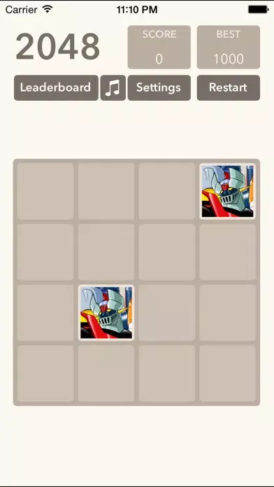 Capturas de pantalla de 2048 - Super Robot Edition