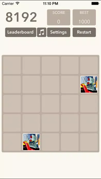 Capturas de pantalla de 2048 - Super Robot Edition