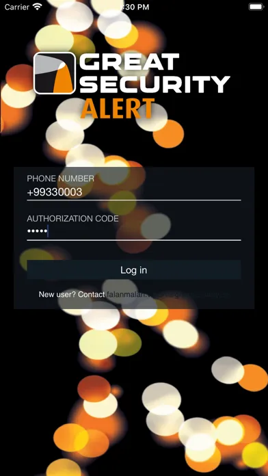 ภาพหน้าจอของ Great Security Alert