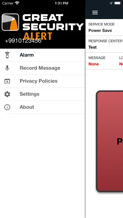 ภาพหน้าจอของ Great Security Alert