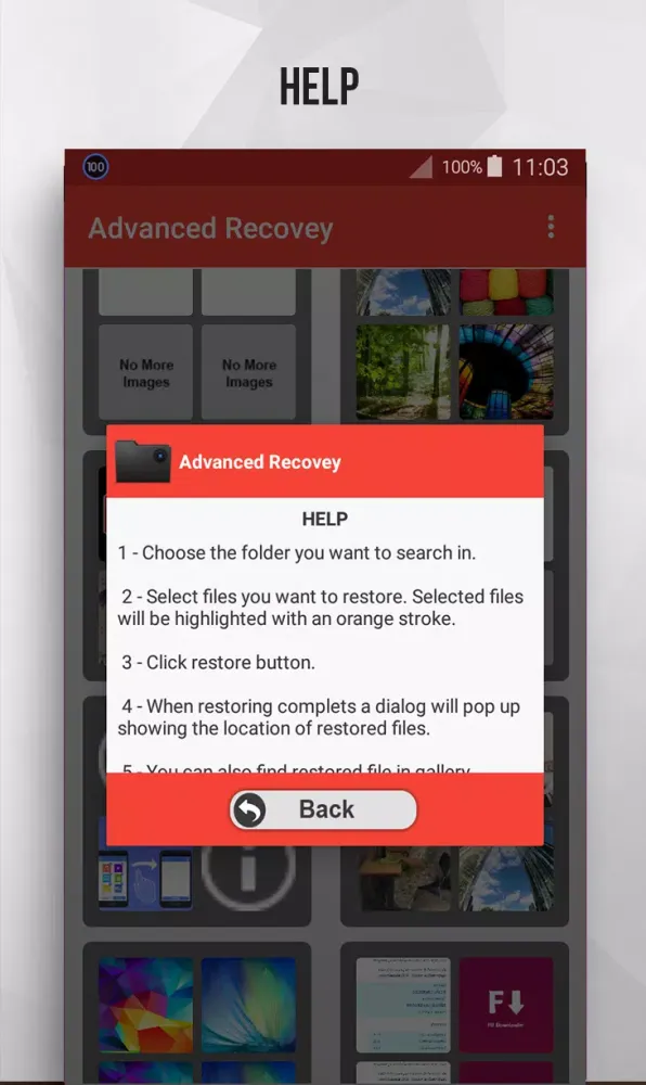 تصاویر Advanced Recovery