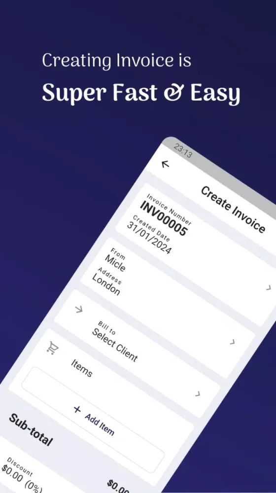 gInvoice: Great Invoice Maker Screenshots