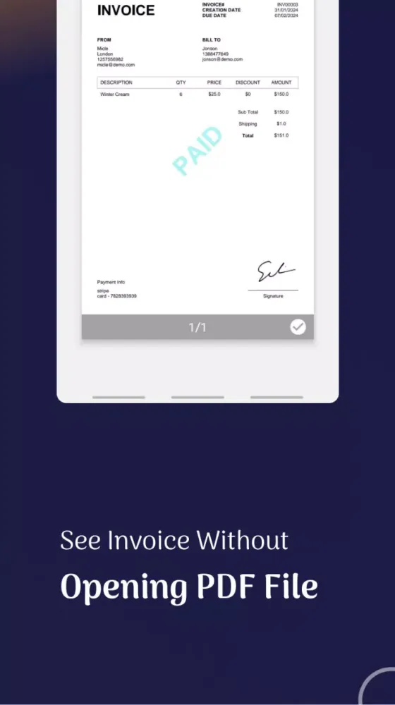 gInvoice: Great Invoice Maker Screenshots