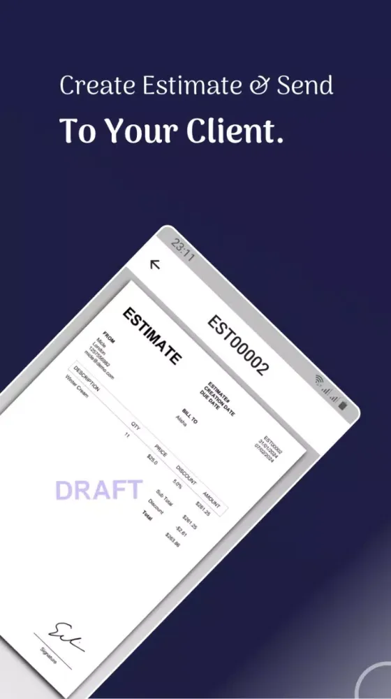 gInvoice: Great Invoice Maker Screenshots