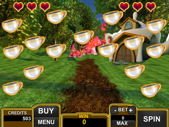 Captures d'écran de Alice Gold Wonderland Slots iPad 