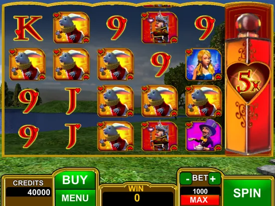 Captures d'écran de Alice Gold Wonderland Slots iPad 