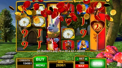 Captures d'écran de Alice Gold Wonderland Slots