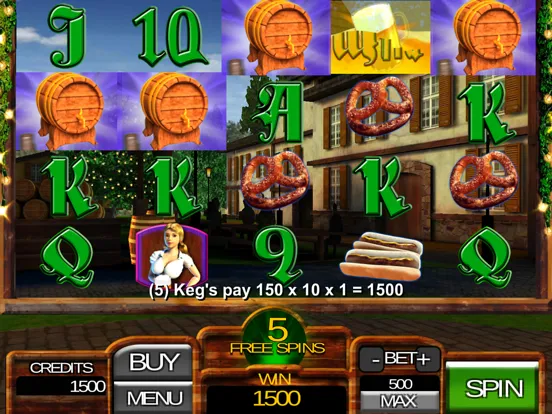 Bier Garten - Slot Machine FREE iPad  Screenshots
