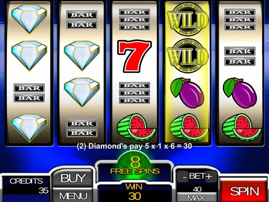 Captures d'écran de Classic Five Reel Slots iPad 