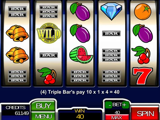 Captures d'écran de Classic Five Reel Slots iPad 