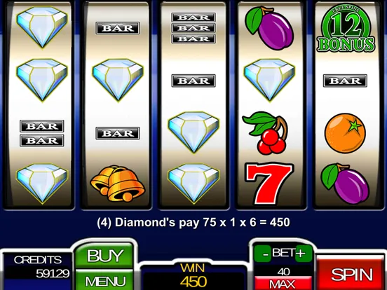 Captures d'écran de Classic Five Reel Slots iPad 