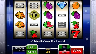 Captures d'écran de Classic Five Reel Slots