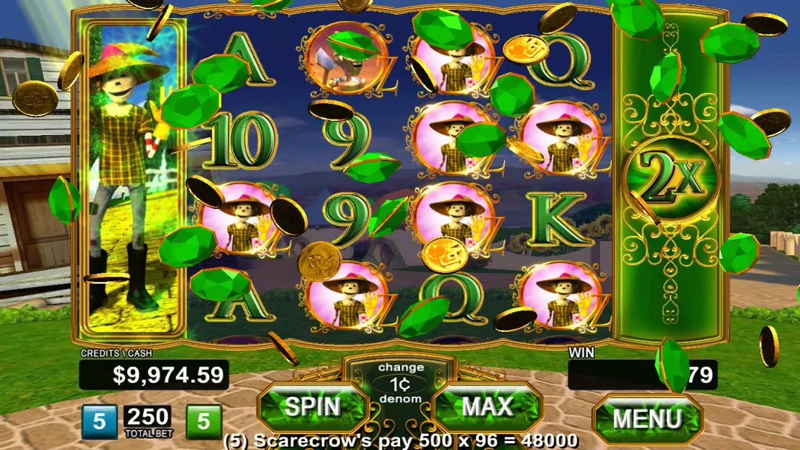 Wizard of Oz Silver Slippers - Slot Machine FREE Screenshots