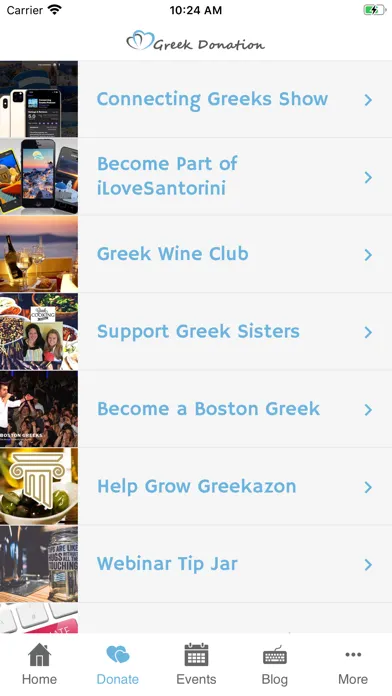 GreekDonation应用截图