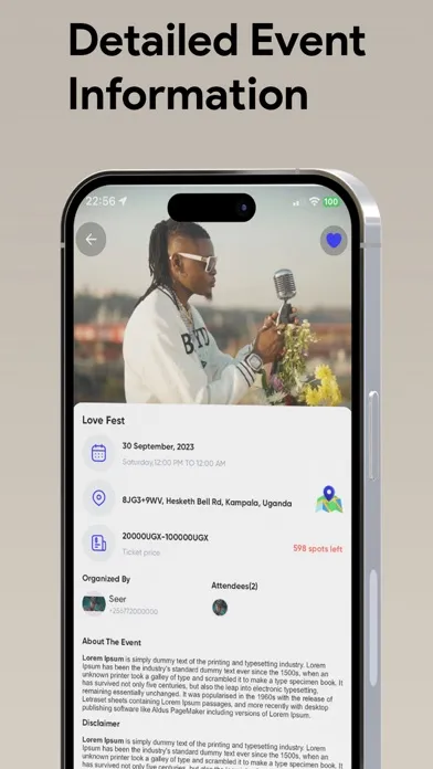 Capturas de tela do Seer - Discover Events