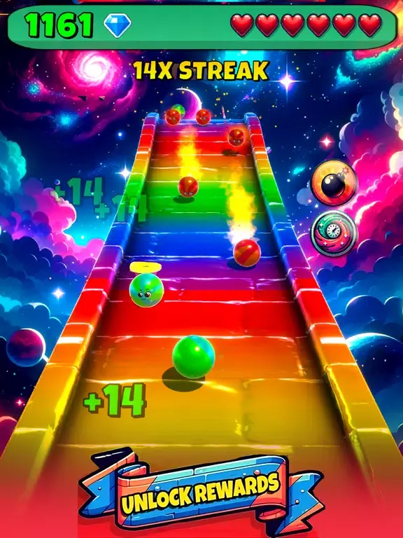 Capturas de pantalla de Bad Marbles iPad 