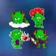 Goblin Green Stickers