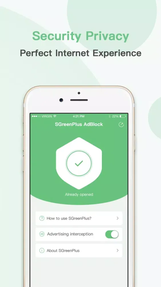 Capturas de pantalla de SGreenPlus - Simple Adblock