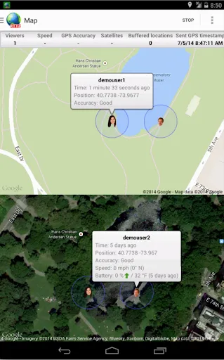 Real-Time GPS Tracker 2 Screenshots