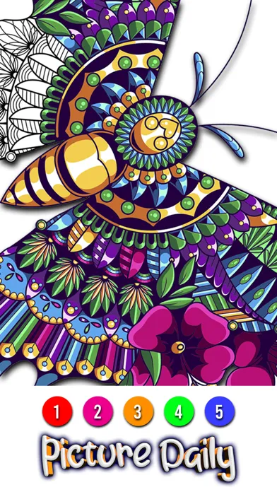 Coloring Me: Colors In Numbers 스크린샷