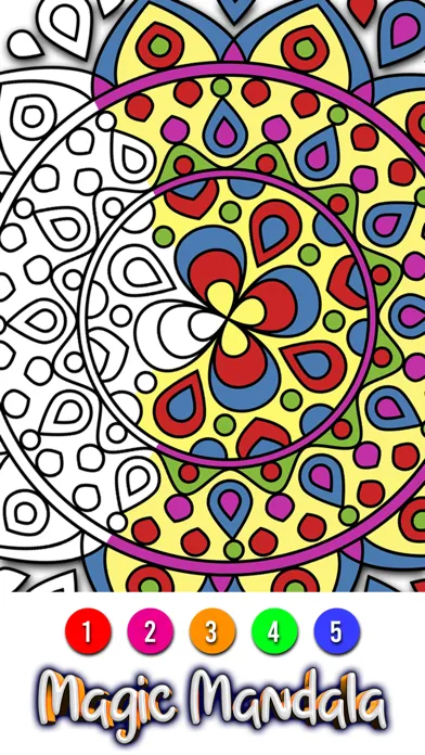 Coloring Me: Colors In Numbers 스크린샷