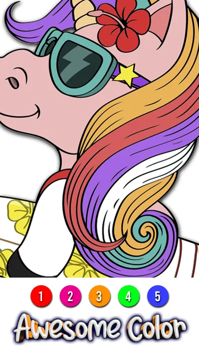 Coloring Me: Colors In Numbers 스크린샷